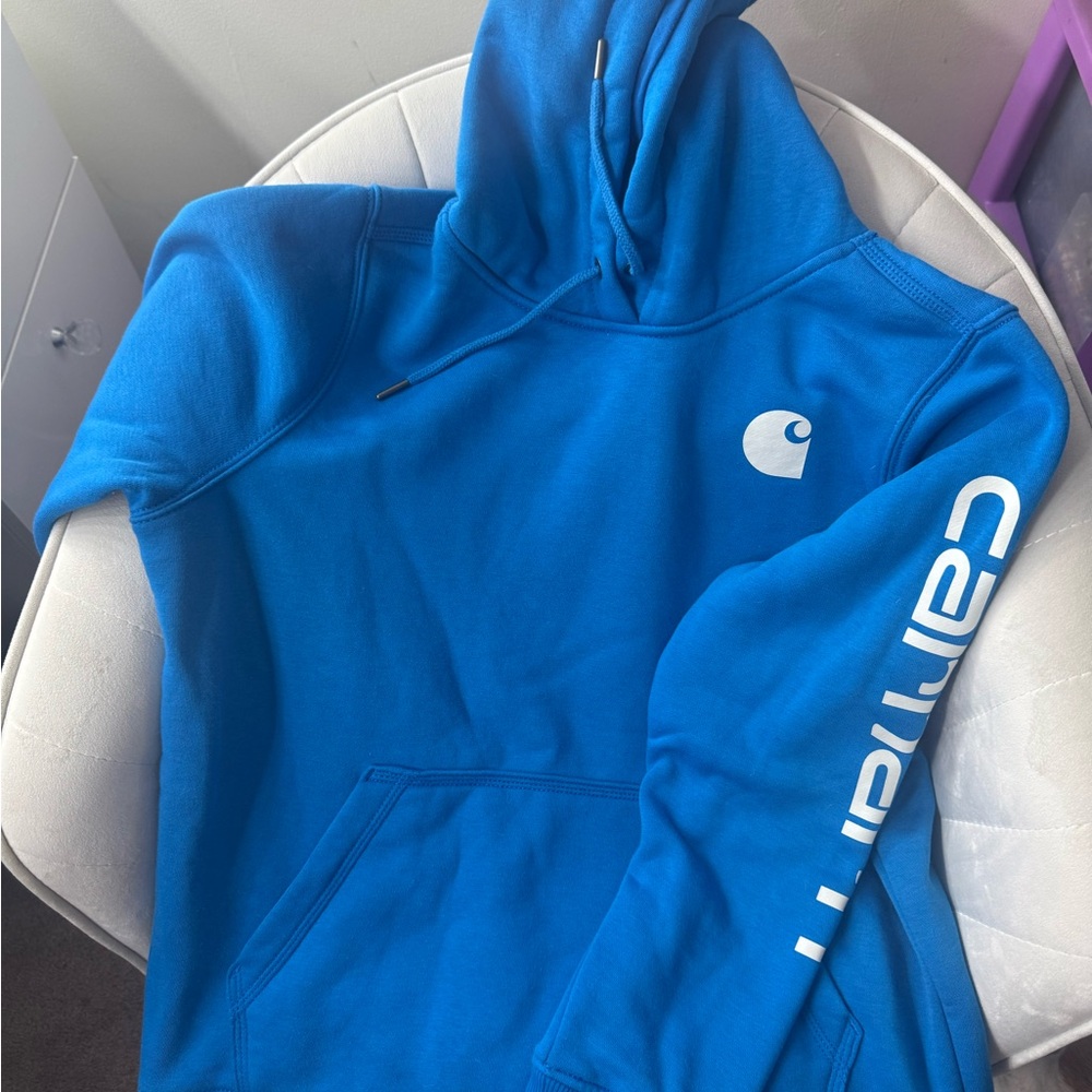 Carhartt Bright Blue Pullover Hoodie